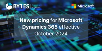 New pricing for Microsoft Dynamics 365 effective October 2024