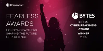 Bytes Named Global Cyber Readiness Award Winner of the Commvault Fearless Awards 2025!