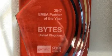 Bytes are Gemalto EMEA Partner of the Year